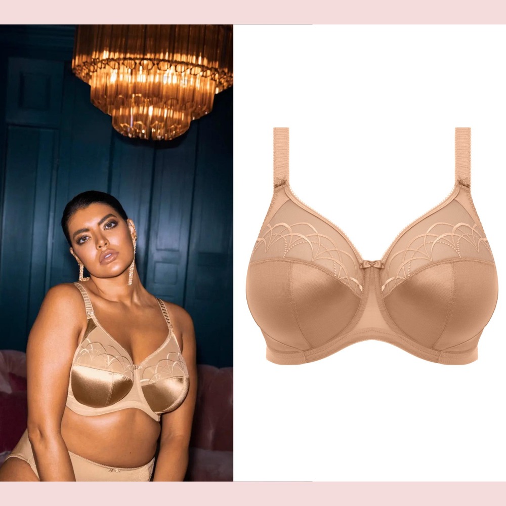 NWT‎ $65 Elomi [ 38M US ] Cate Underwired Bra in Hazel Nude #7003